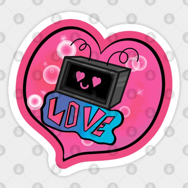 fnf character hex emoji love Sticker by Abrek Art